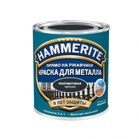 Hammerite Полуматовая 0,75л