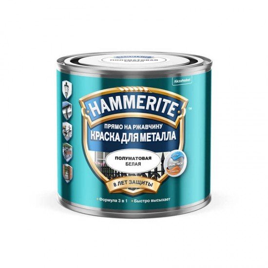 Hammerite Полуматовая 0,5л