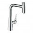 Кухонный смеситель Hansgrohe Metris Select M71 однорычажный, 240, с вытяжным душем, 2jet, sBox 73817000