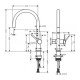 Кухонный смеситель однорычажный, 220, с запорным вентилем, 1jet Hansgrohe 72805800 Кухонный смеситель однорычажный, 220, с запорным вентилем, 1jet Hansgrohe 72805800