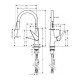Кухонный смеситель однорычажный, 200, с вытяжным душем, 2jet Hansgrohe 72813800