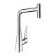 Кухонный смеситель Hansgrohe Metris Select M71 однорычажный, 320, Eco, с вытяжным изливом, 1jet 14786000 Кухонный смеситель Hansgrohe Metris Select M71 однорычажный, 320, Eco, с вытяжным изливом, 1jet 14786000