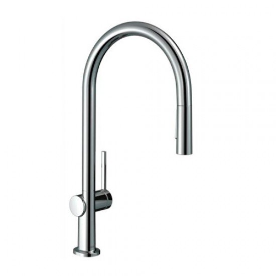 Кухонный смеситель hansgrohe Talis M54, однорычажный, 210, с вытяжным душем, 2jet 72800000 Кухонный смеситель hansgrohe Talis M54, однорычажный, 210, с вытяжным душем, 2jet 72800000