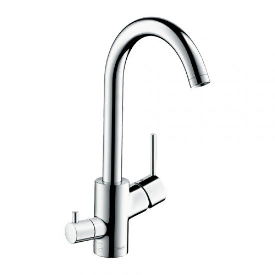 Кухонный смеситель Hansgrohe Talis M52 однорычажный, 270, с запорным вентилем, 1jet 14875000