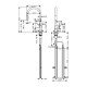 Кухонный смеситель однорычажный, 210, с вытяжным душем, 2jet, sBox Hansgrohe 72801670