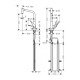 Кухонный смеситель Hansgrohe Metris M71 однорычажный, 320, Eco, с вытяжным душем, 2jet, sBox 73824000 Кухонный смеситель Hansgrohe Metris M71 однорычажный, 320, Eco, с вытяжным душем, 2jet, sBox 73824000