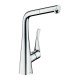 Кухонный смеситель Hansgrohe Metris M71 однорычажный, 320, Eco, с вытяжным изливом, 1jet 14781000 Кухонный смеситель Hansgrohe Metris M71 однорычажный, 320, Eco, с вытяжным изливом, 1jet 14781000