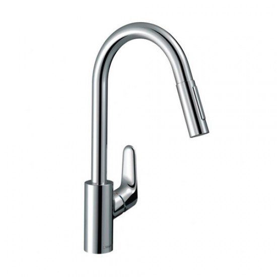 Кухонный смеситель однорычажный, 240, с вытяжным душем, 2jet, sBox Hansgrohe 73880800 Кухонный смеситель однорычажный, 240, с вытяжным душем, 2jet, sBox Hansgrohe 73880800