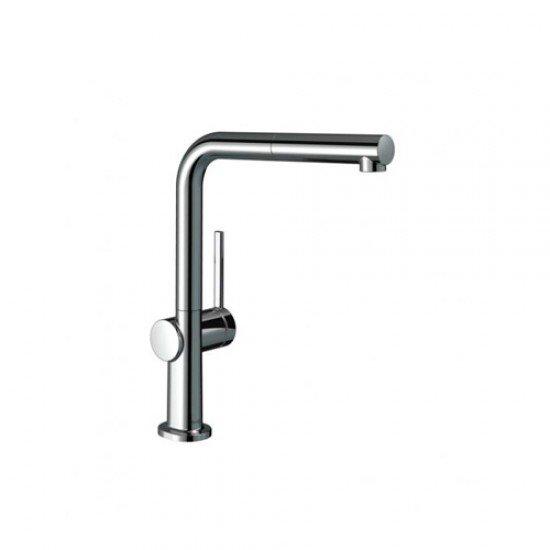 Кухонный смеситель однорычажный, 270, с вытяжным изливом, 1jet Hansgrohe 72808000 Кухонный смеситель однорычажный, 270, с вытяжным изливом, 1jet Hansgrohe 72808000
