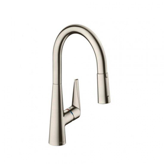 Кухонный смеситель однорычажный, 200, с вытяжным душем, 2jet Hansgrohe 72813800