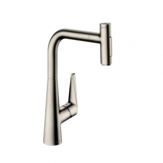 Кухонный смеситель, однорычажный, 300, с вытяжным душем, 2jet Hansgrohe 72823800 Кухонный смеситель, однорычажный, 300, с вытяжным душем, 2jet Hansgrohe 72823800