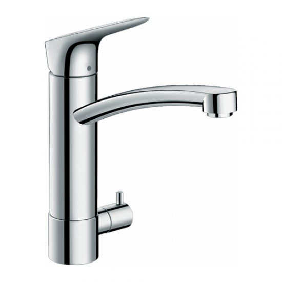 Смеситель hansgrohe Logis для кухонной мойки с запорным вентилем для посудомоечной машины 71834000