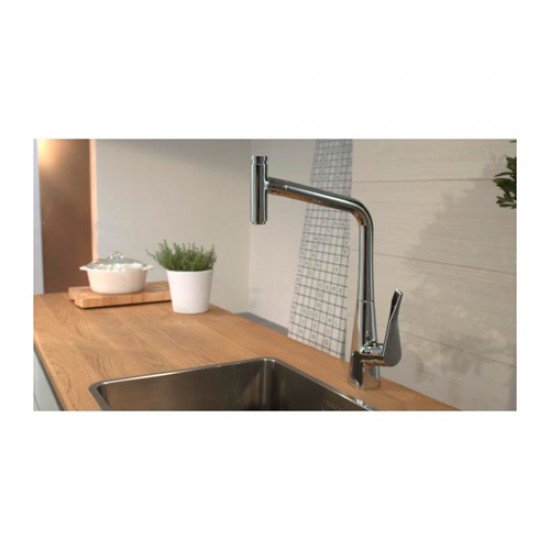Смеситель hansgrohe Metris для кухонной мойки 14820800 Смеситель hansgrohe Metris для кухонной мойки 14820800