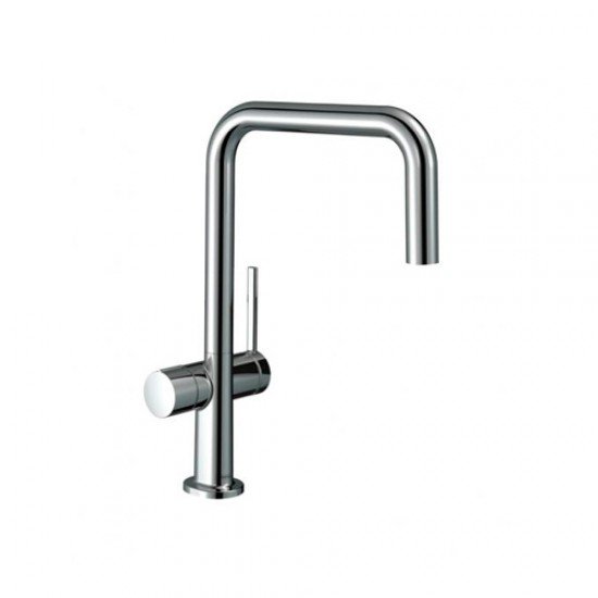 Кухонный смеситель однорычажный, U 220, с запорным вентилем, 1jet Hansgrohe 72807000 Кухонный смеситель однорычажный, U 220, с запорным вентилем, 1jet Hansgrohe 72807000