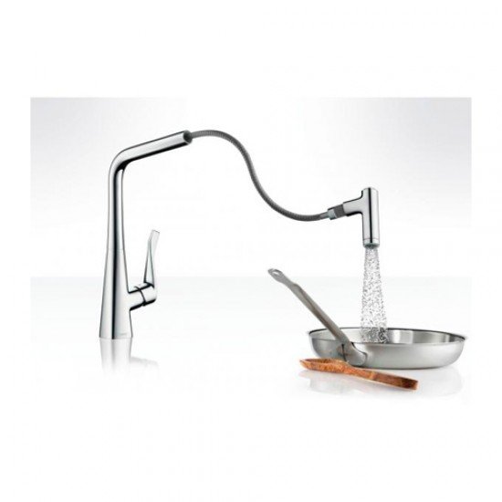 Смеситель hansgrohe Metris для кухонной мойки 14820000 Смеситель hansgrohe Metris для кухонной мойки 14820000