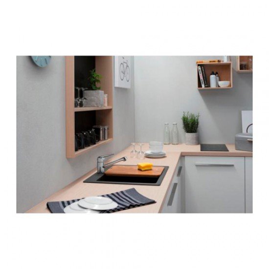Кухонный смеситель однорычажный, 100, 1jet Hansgrohe 71808000 Кухонный смеситель однорычажный, 100, 1jet Hansgrohe 71808000