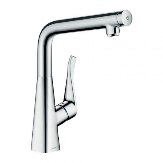 Кухонный смеситель Hansgrohe Metris Select M71 однорычажный, 320, Eco, 1jet 14785000