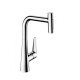 Кухонный смеситель, однорычажный, 300, с вытяжным душем, 2jet Hansgrohe 72823000