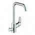 Смеситель hansgrohe Focus E2 для кухонной мойки с запорным вентилем для посудомоечной машины 31823000