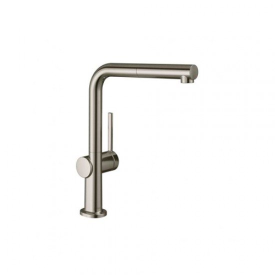 Кухонный смеситель однорычажный, 270, с вытяжным изливом, 1jet Hansgrohe 72808800 Кухонный смеситель однорычажный, 270, с вытяжным изливом, 1jet Hansgrohe 72808800