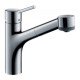 Кухонный смеситель Hansgrohe Talis M52 однорычажный, 170, для водонагревателей открытого типа, с вытяжным душем, 2jet 32842000 Кухонный смеситель Hansgrohe Talis M52 однорычажный, 170, для водонагревателей открытого типа, с вытяжным душем, 2jet 32842000