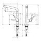 Кухонный смеситель Metris Sel 320 1j Eco Hansgrohe 14785800