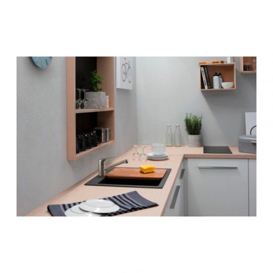 Кухонный смеситель однорычажный, 100, 1jet Hansgrohe 71808800 Кухонный смеситель однорычажный, 100, 1jet Hansgrohe 71808800