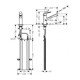 Кухонный смеситель Hansgrohe Focus M42 однорычажный, 150, с вытяжным изливом, 1jet, sBox 71829800