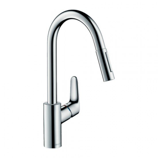 Смеситель hansgrohe Focus для кухонной мойки с выдвижным душем 31815000 Смеситель hansgrohe Focus для кухонной мойки с выдвижным душем 31815000