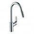 Смеситель hansgrohe Focus для кухонной мойки с выдвижным душем 31815000