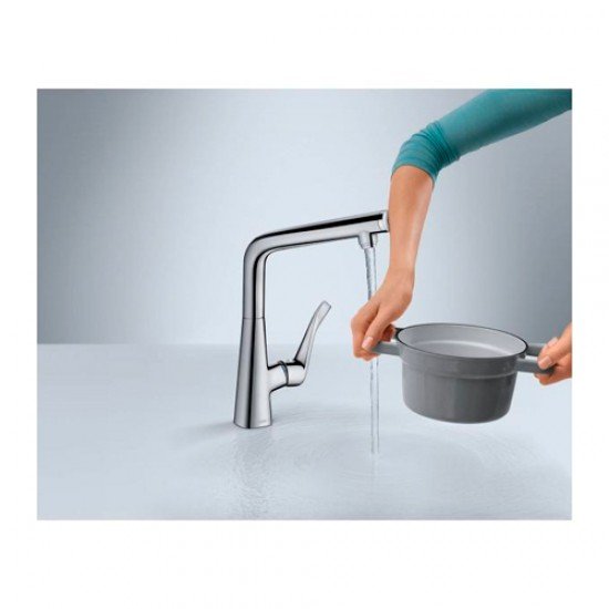 Смеситель hansgrohe Metris Select для кухонной мойки 14883000 Смеситель hansgrohe Metris Select для кухонной мойки 14883000