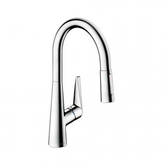 Кухонный смеситель однорычажный, 200, Eco, с вытяжным душем, 2jet, sBox Hansgrohe 73876000