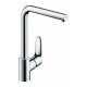 Смеситель hansgrohe Focus для кухонной мойки с поворотным L-образным изливом 31817000 Смеситель hansgrohe Focus для кухонной мойки с поворотным L-образным изливом 31817000