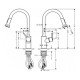 Кухонный смеситель Hansgrohe Talis M52 однорычажный, 220, Eco, с вытяжным душем, 2jet 72831000