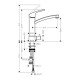 Смеситель hansgrohe Focus для кухонной мойки 31803000