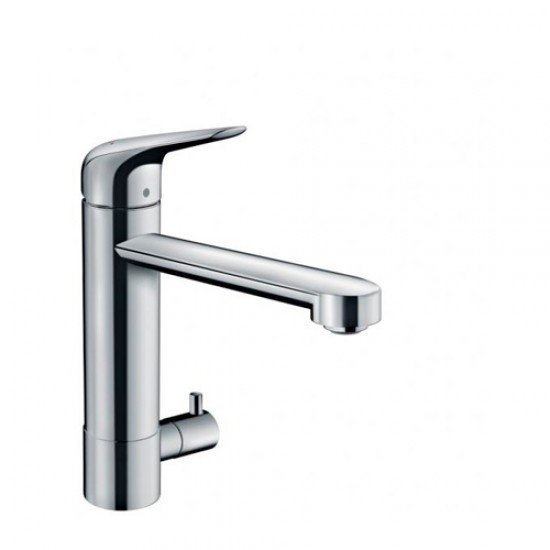 Кухонный смеситель однорычажный, 180, с запорным вентилем, 1jet Hansgrohe 71813000 Кухонный смеситель однорычажный, 180, с запорным вентилем, 1jet Hansgrohe 71813000