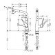 Кухонный смеситель Hansgrohe Metris M71 однорычажный, 320, Eco, с вытяжным изливом, 1jet 14781000 Кухонный смеситель Hansgrohe Metris M71 однорычажный, 320, Eco, с вытяжным изливом, 1jet 14781000