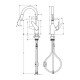 Кухонный смеситель однорычажный, 180, с вытяжным душем, 2jet Hansgrohe 71801800 Кухонный смеситель однорычажный, 180, с вытяжным душем, 2jet Hansgrohe 71801800