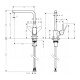 Кухонный смеситель hansgrohe Focus 280 31817670 Кухонный смеситель hansgrohe Focus 280 31817670