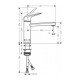 Кухонный смеситель однорычажный, 120, для установки перед окном, 1jet Hansgrohe 71807000 Кухонный смеситель однорычажный, 120, для установки перед окном, 1jet Hansgrohe 71807000