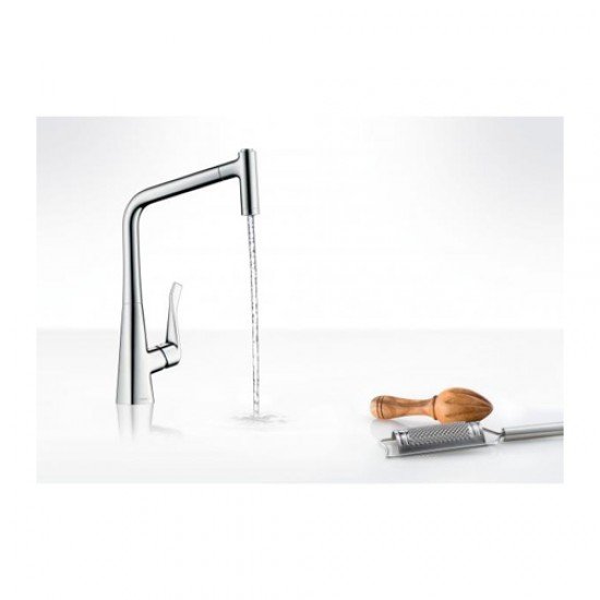 Смеситель hansgrohe Metris для кухонной мойки 14820000 Смеситель hansgrohe Metris для кухонной мойки 14820000