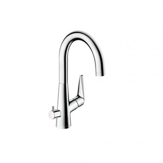 Кухонный смеситель однорычажный, 220, с запорным вентилем, 1jet Hansgrohe 72811000 Кухонный смеситель однорычажный, 220, с запорным вентилем, 1jet Hansgrohe 72811000
