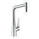 Кухонный смеситель Hansgrohe Metris M71 однорычажный, 320, Eco, с вытяжным душем, 2jet, sBox 73824000 Кухонный смеситель Hansgrohe Metris M71 однорычажный, 320, Eco, с вытяжным душем, 2jet, sBox 73824000