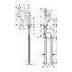 Кухонный смеситель Hansgrohe Metris Select M71 однорычажный, 240, с вытяжным душем, 2jet, sBox 73817800