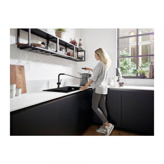 Кухонный смеситель однорычажный, 270, с вытяжным изливом, 1jet Hansgrohe 72808670 Кухонный смеситель однорычажный, 270, с вытяжным изливом, 1jet Hansgrohe 72808670