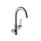 Кухонный смеситель однорычажный, 220, с запорным вентилем, 1jet Hansgrohe 71803000