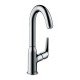 Смеситель для раковины Hansgrohe Novus однорычажный, 240, без сливного гарнитура, поворотный излив 120° 71128000, хром