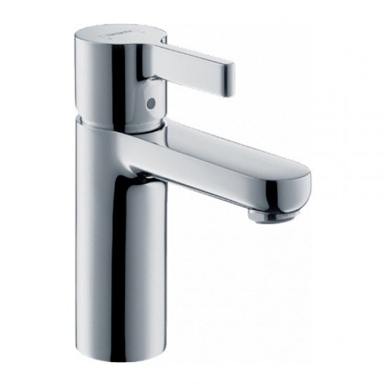 Смеситель hansgrohe Metris S для раковины со сливным гарнитуром 31060000, хром Смеситель hansgrohe Metris S для раковины со сливным гарнитуром 31060000, хром