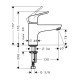 Смеситель hansgrohe Focus E2 для раковины 31931000, хром Смеситель hansgrohe Focus E2 для раковины 31931000, хром