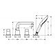 Смеситель hansgrohe Metris S на край ванны, на 4 отверстия 31443000, хром Смеситель hansgrohe Metris S на край ванны, на 4 отверстия 31443000, хром